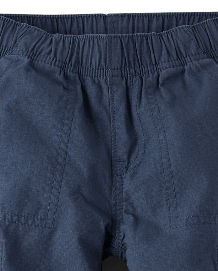 Boys Ripstop Baggy Pull On Cargo Pants