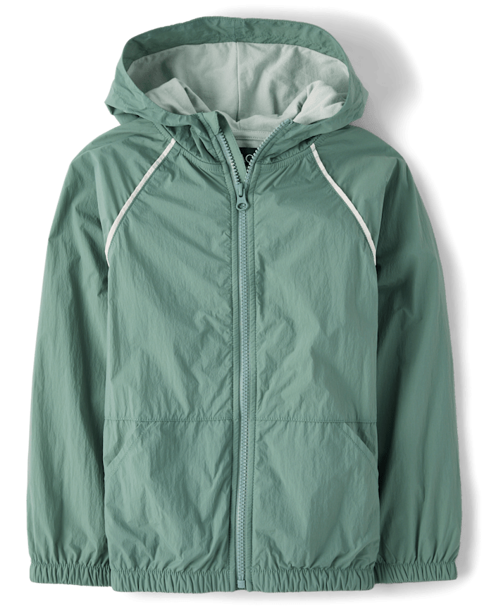 Boys Contrast Windbreaker Jacket