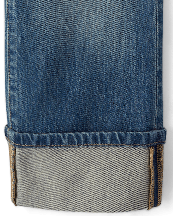 Boys Roll Cuff 90s Loose Jeans