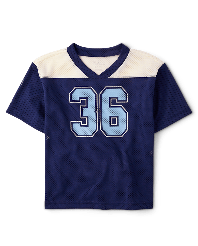 Kids Quick Dry Graphic Mesh Football Jersey