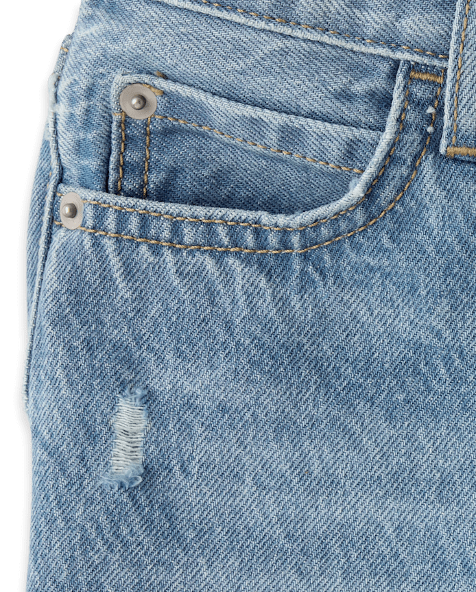 Boys Ripped Jean Shorts