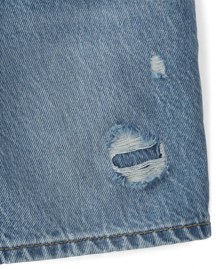 Boys Ripped Jean Shorts