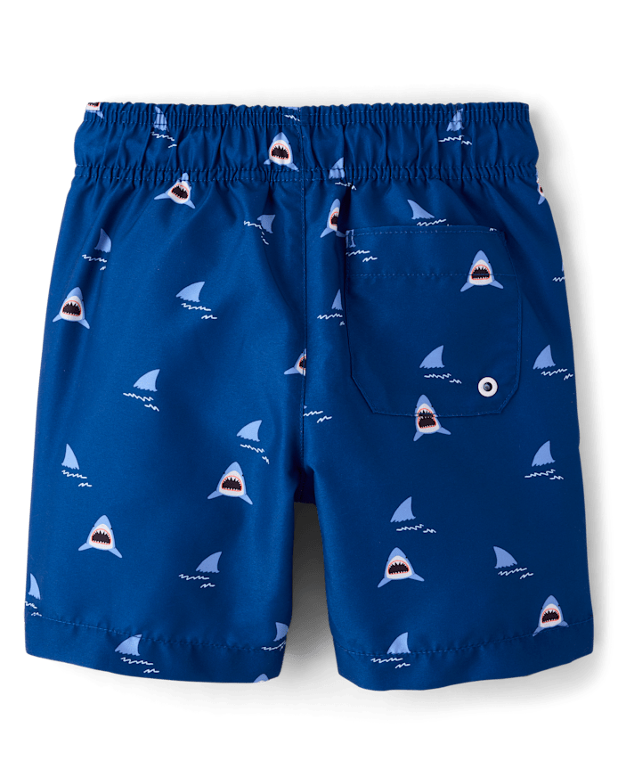 Boys Shark Rashguard Swimsuit