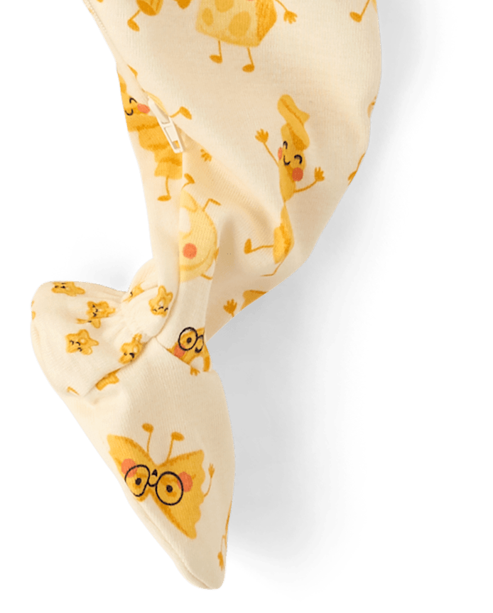 Baby And Toddler Pasta Snug Fit Cotton Footed One Piece Pajamas