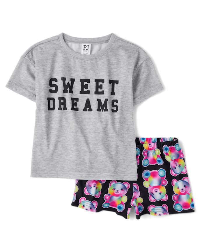 Girls Sweet Dream Bear Pajamas