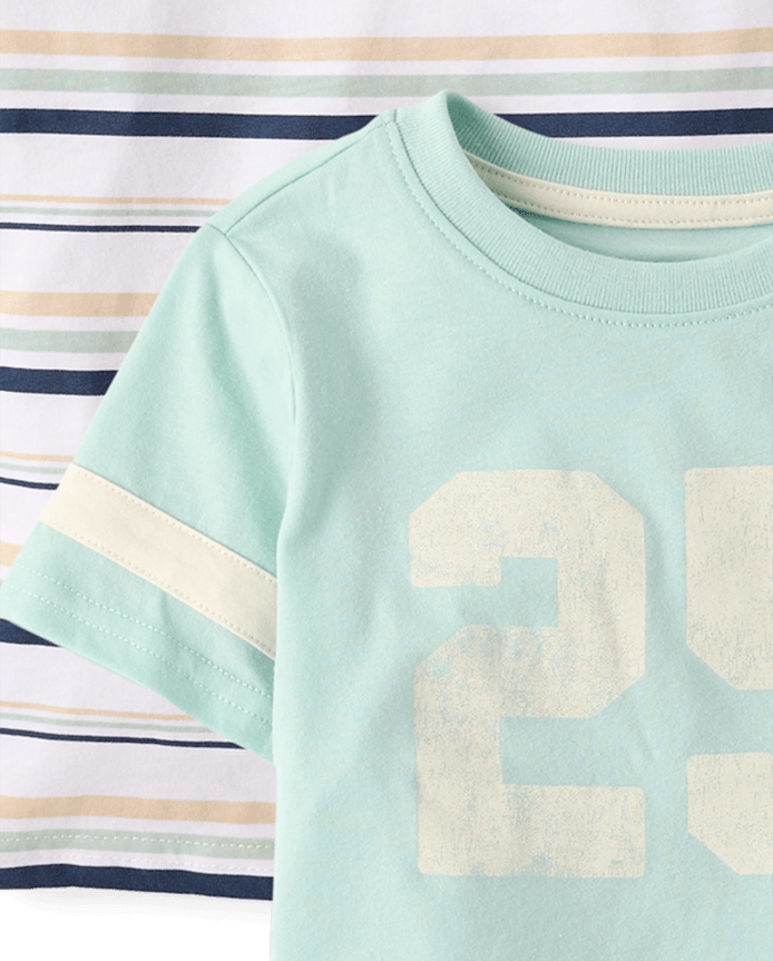 Baby And Toddler Boys Sports Tee 3-Pack