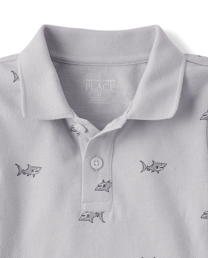 Baby And Toddler Boys Print Polo