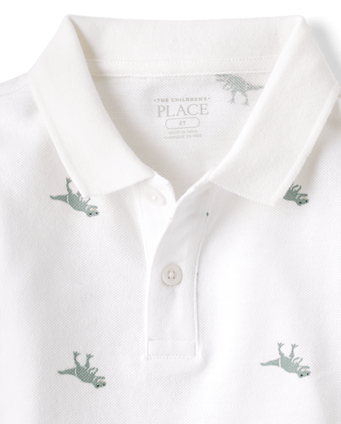 Baby And Toddler Boys Print Polo