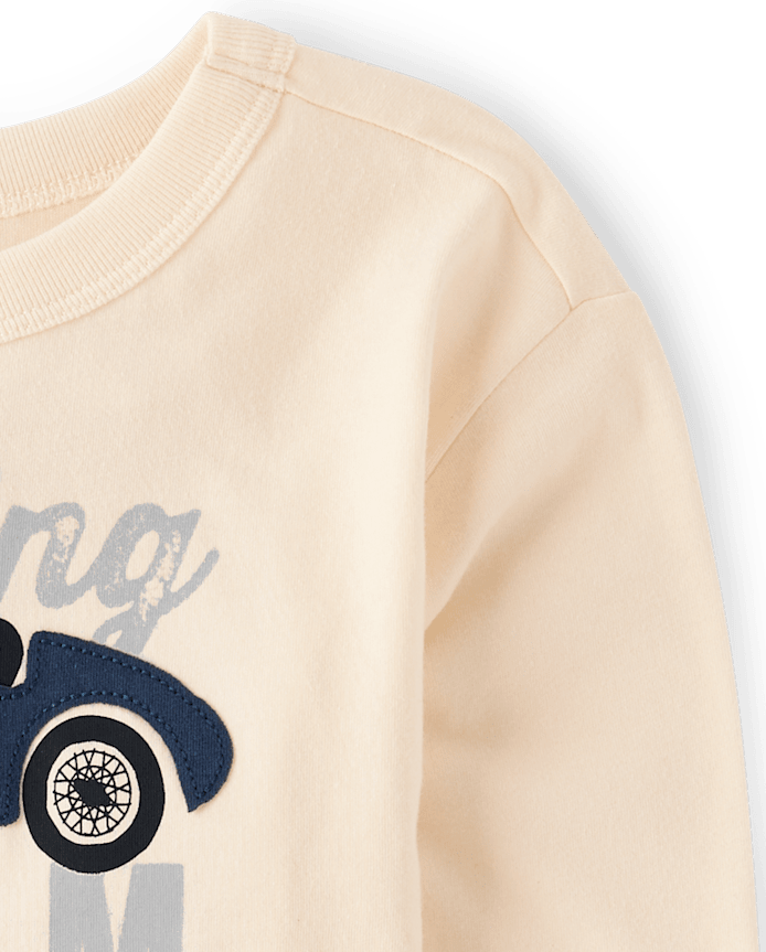 Baby And Toddler Boys Embroidered Vehicle Top