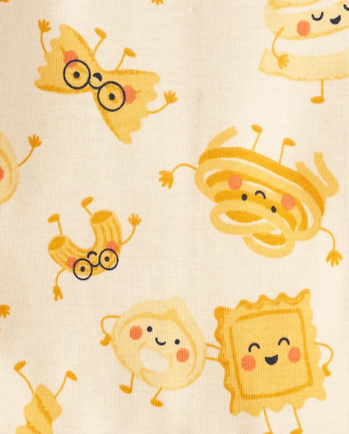 Baby And Toddler Pasta Friends Snug Fit Cotton Pajamas