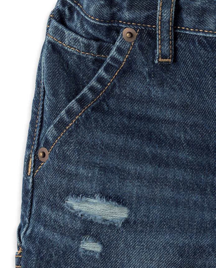 Baby And Toddler Boys Ripped Baggy Utility Jorts