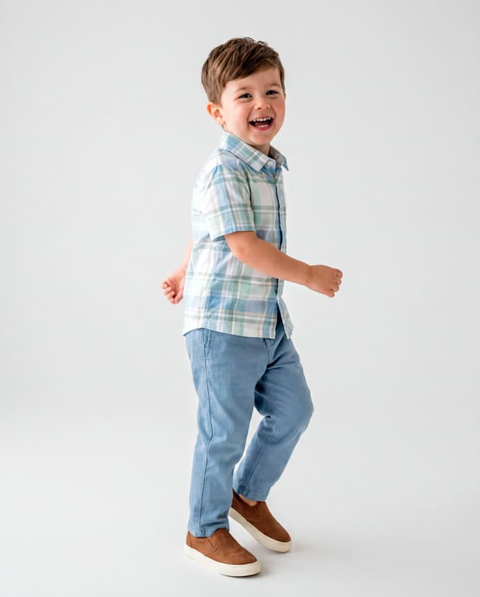 Baby And Toddler Boys Stretch Straight Chino Pants