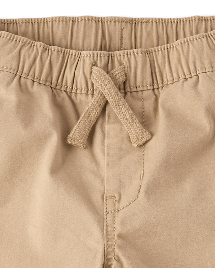 Baby And Toddler Boys Stretch Straight Pull On Chino Pants
