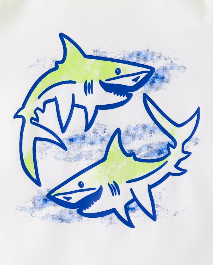 Baby And Toddler Boys Print Rashguard Swimsuit