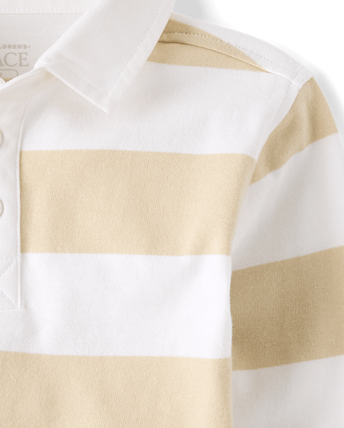 Baby And Toddler Striped Rugby Polo