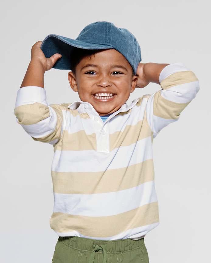 Baby And Toddler Striped Rugby Polo