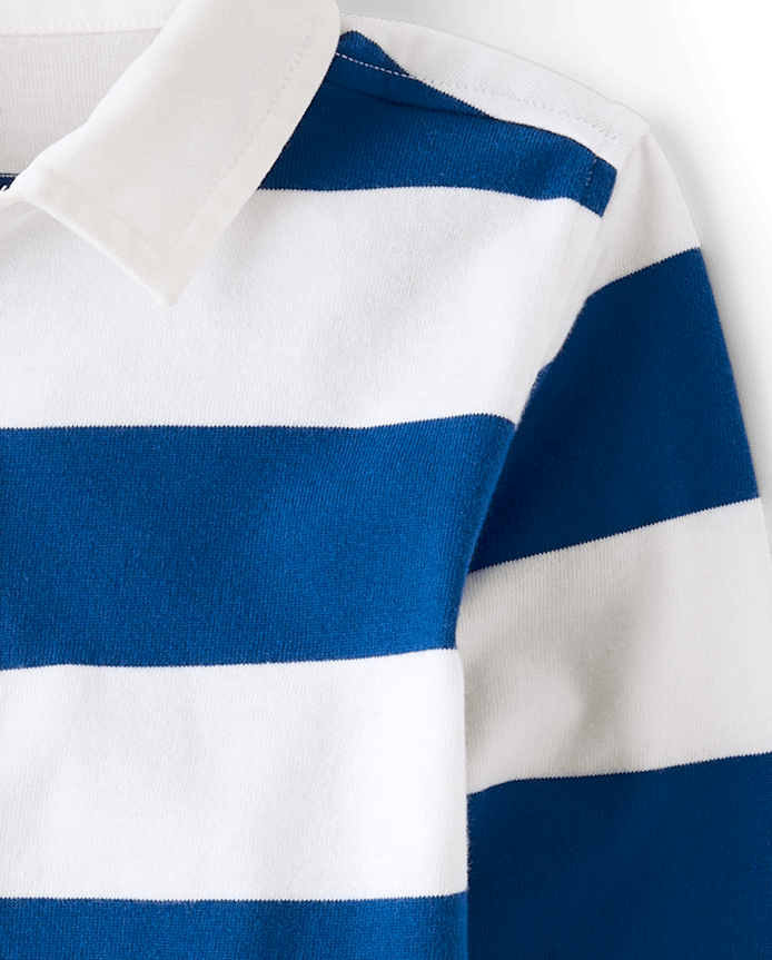 Baby And Toddler Striped Rugby Polo