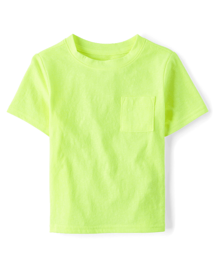 Baby And Toddler Marled Pocket Tee