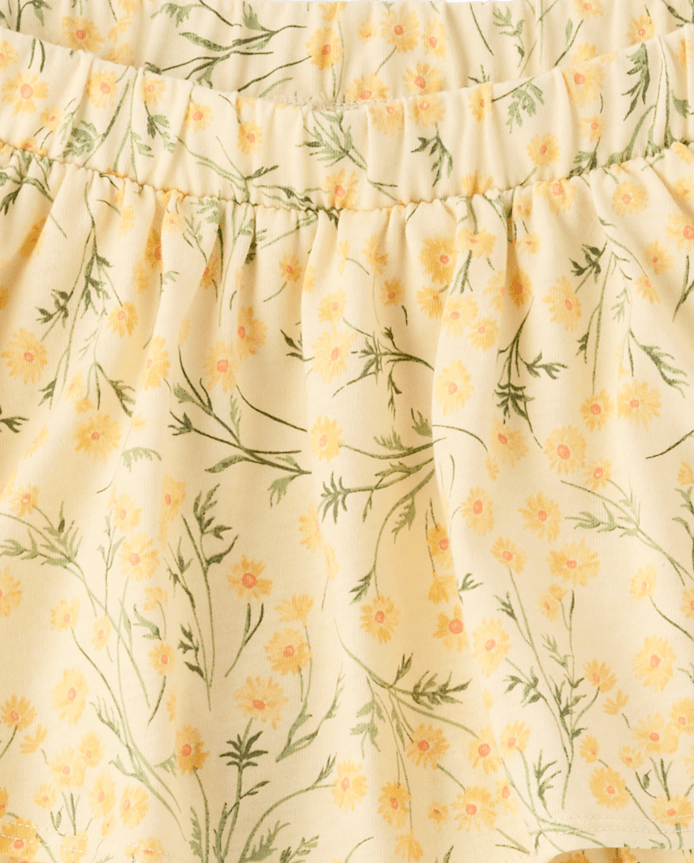 Toddler Girls Floral Tiered Ruffle Skort