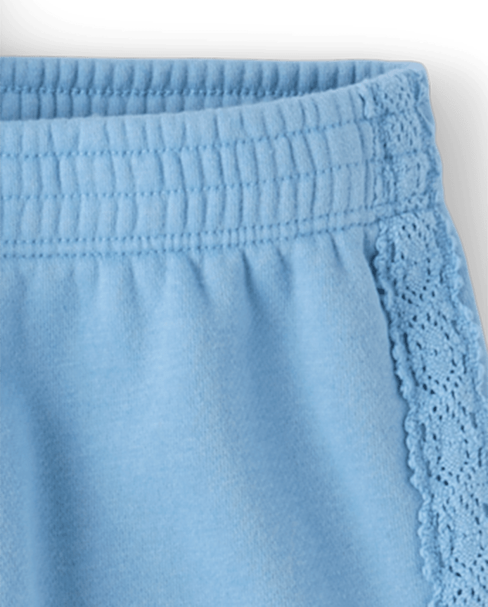 Toddler Girls Crochet Premium Fleece 2-Piece Set