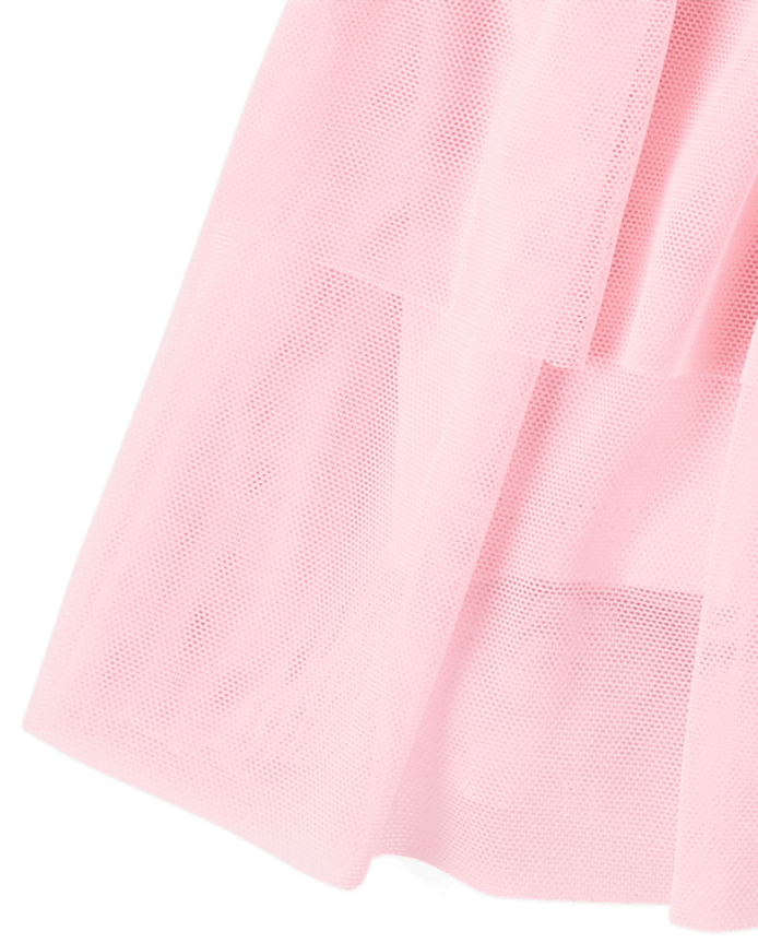Toddler Girls Quick Dry Mesh Tiered Skort