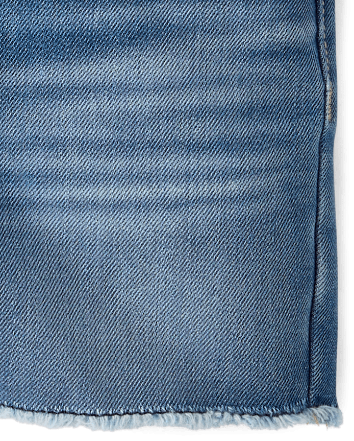 Baby And Toddler Girls Midi Jean Shorts