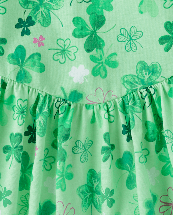 Toddler Girls St. Patrick's Day V-Waist Dress