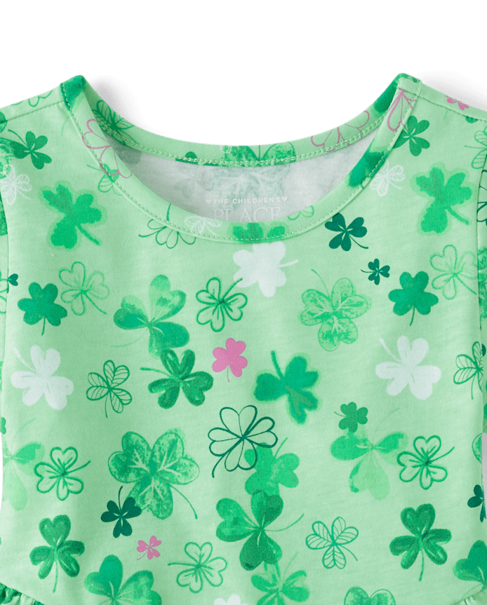 Toddler Girls St. Patrick's Day V-Waist Dress