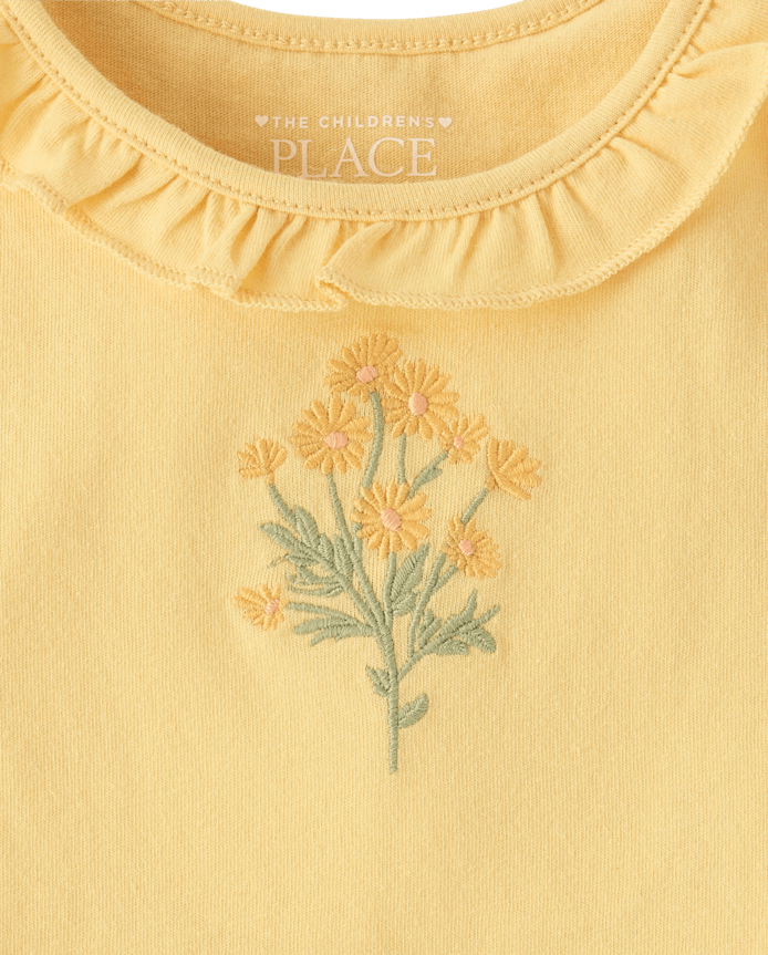 Toddler Girls Floral Flutter Tank Top 4-Pack