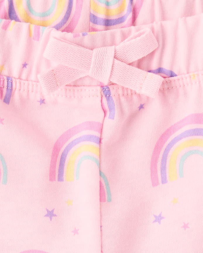 Toddler Girls Print Shorts 4-Pack