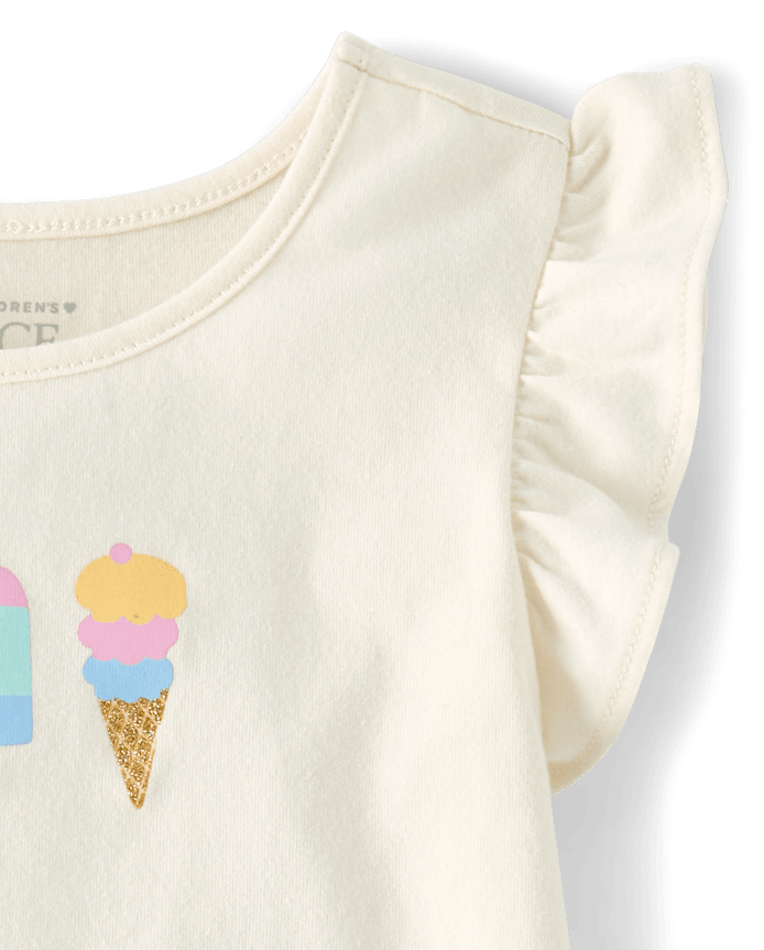 Toddler Girls Print 2-Piece Outfit Set