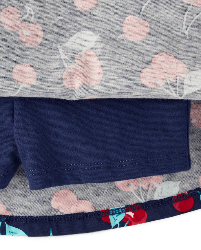 Ensemble 2 pièces imprimé pour petites filles