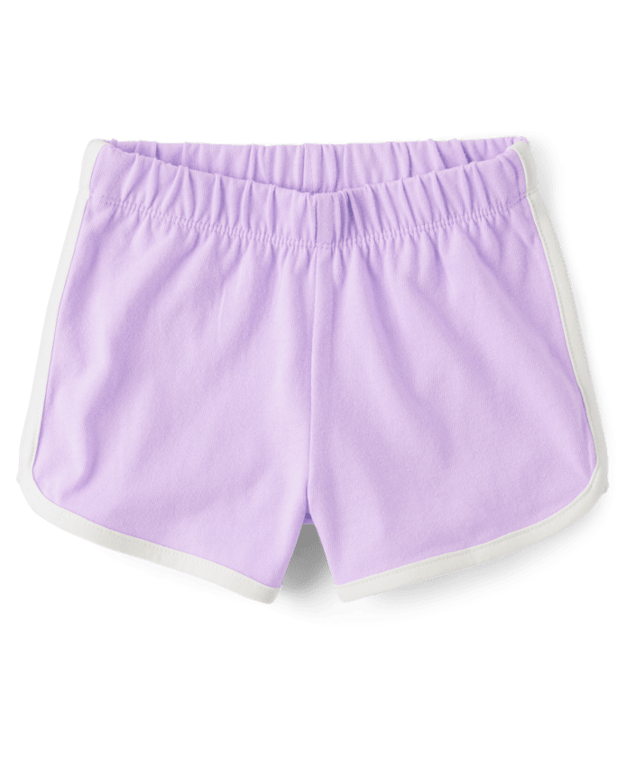 Toddler Girls Contrast Dolphin Shorts 5-Pack