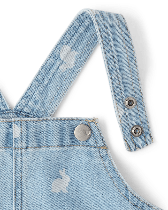 Toddler Girls Bunny Skirtall 2-Piece Outfit Set