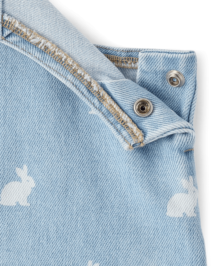 Toddler Girls Bunny Skirtall 2-Piece Outfit Set