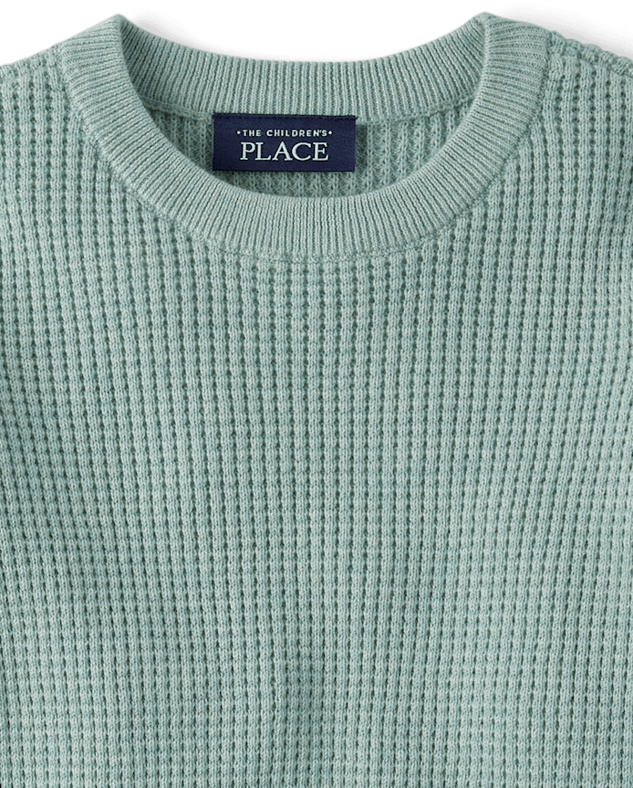 Baby And Toddler Boys Waffle Sweater