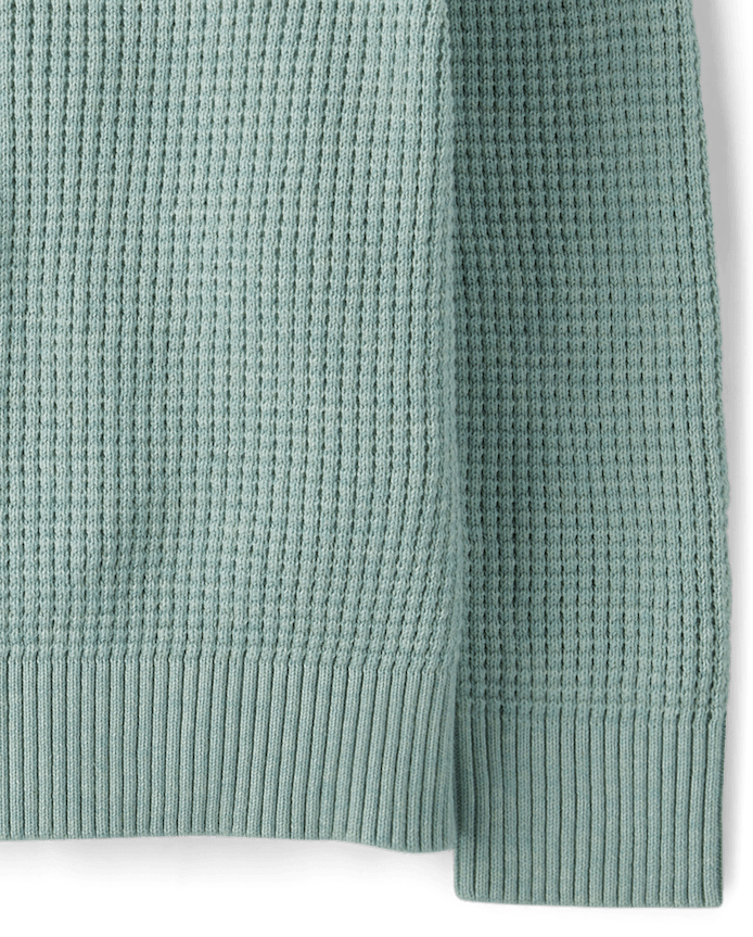 Baby And Toddler Boys Waffle Sweater