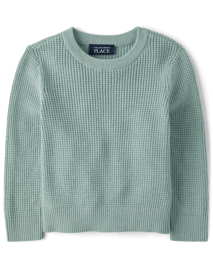 Baby And Toddler Boys Waffle Sweater