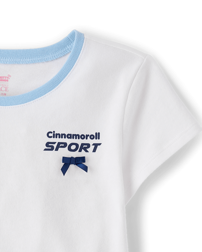 Girls Cinnamoroll™ Sport Bow Ringer Baby Tee