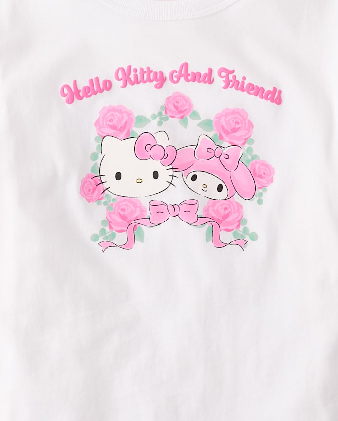 Girls Hello Kitty® And Friends Puff Print Graphic Tee