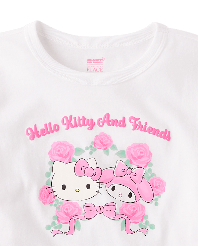 Girls Hello Kitty® And Friends Puff Print Graphic Tee
