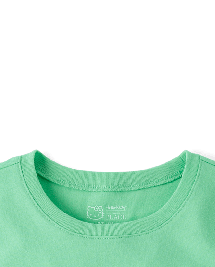 Girls Hello Kitty® Glitter St. Patrick's Day Graphic Tee