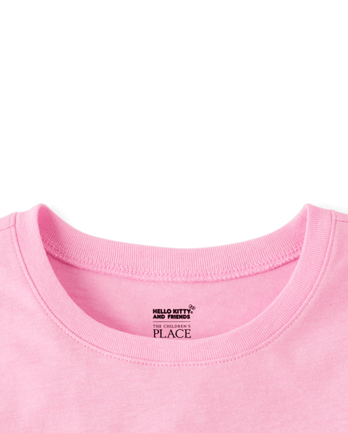 Girls Hello Kitty® And Friends Puff Print St. Patrick's Day Graphic Tee