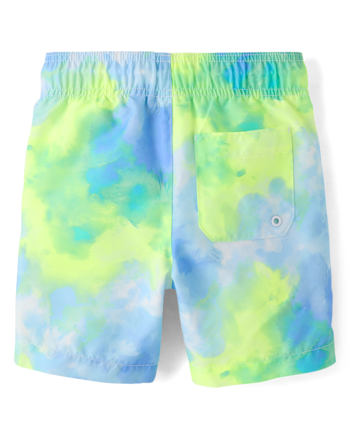 Boys Print Rashguard Swimsuit