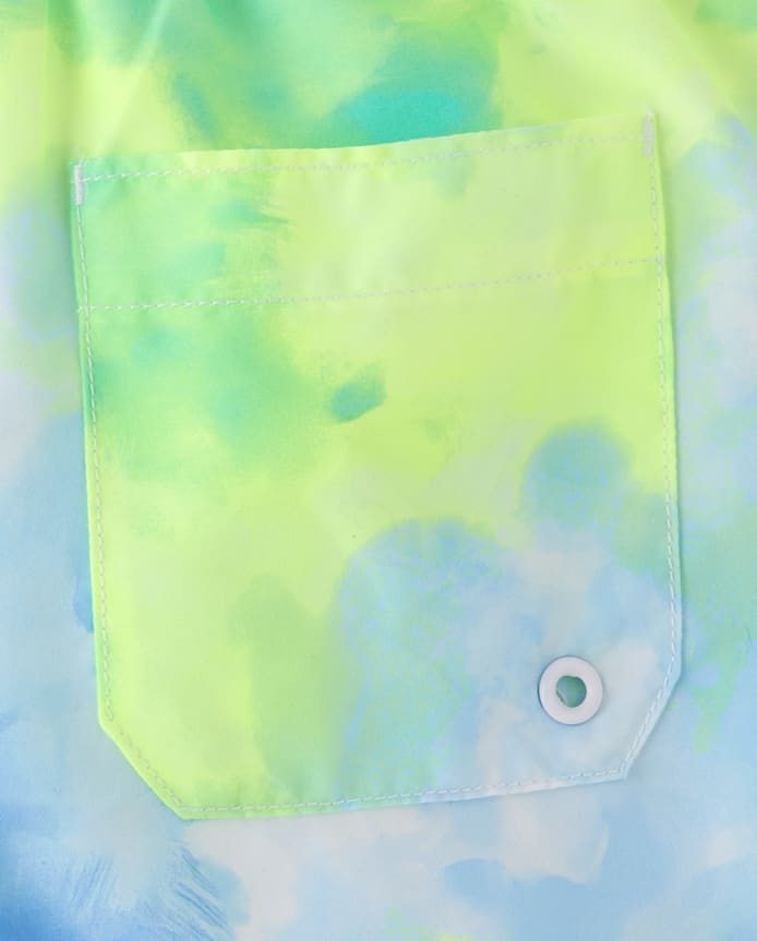 Boys Print Rashguard Swimsuit