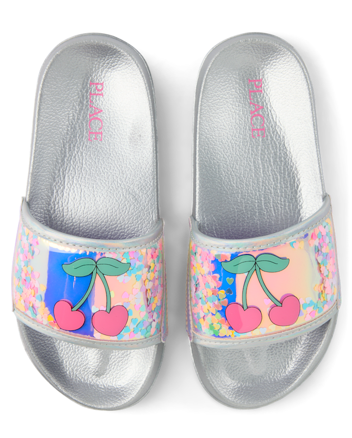 Girls Shakey Cherry Slides