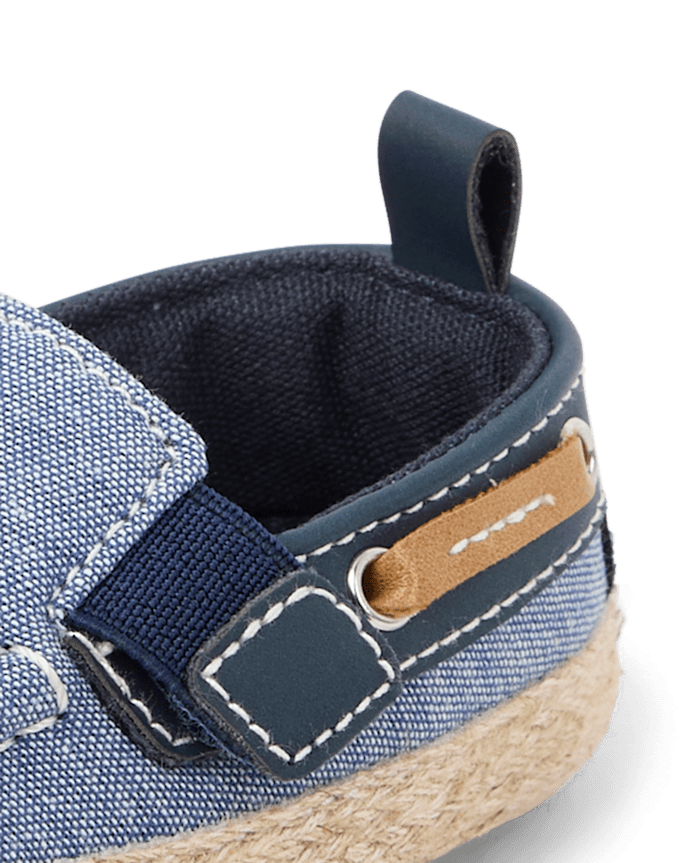 Baby Boys Chambray Boat Shoes