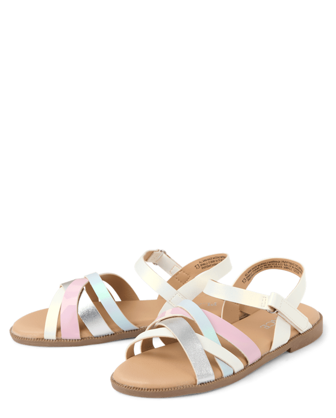 Girls Colorblock Sandals