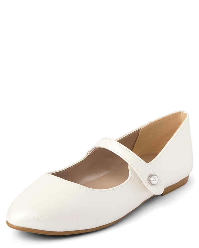 Girls Glitter Ballet Flats