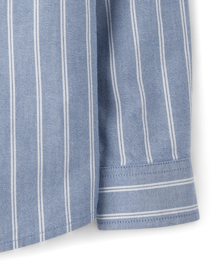 Boys Dad And Me Striped Oxford Button Up Shirt